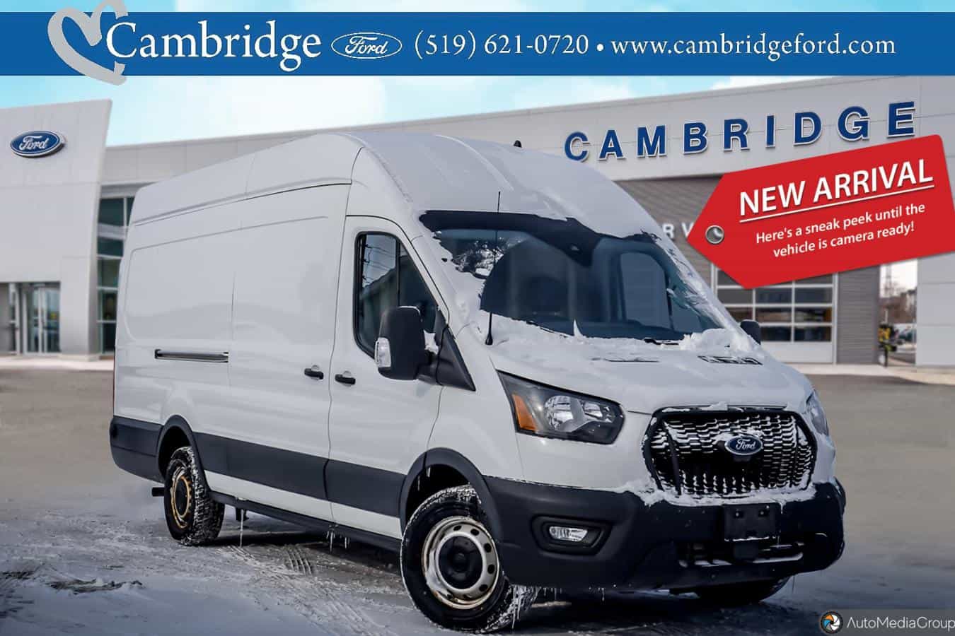 2023 Ford Transit Cargo Van T-350 148" EL Hi Rf 9500 GVWR RWD - Image 1