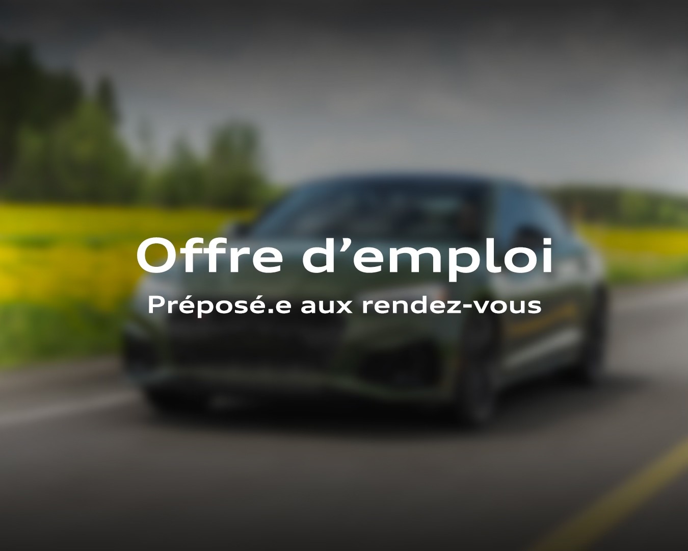 Préposé.e aux rendez-vous - Image de bannière